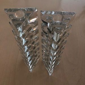 Crystal Ridel candlesticks